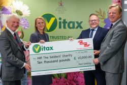 Vitax renews charity partnership with £10,000 donation...